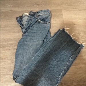 Abercrombie & Fitch Distressed Blue Jeans